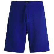 BOSS Waffle Nightwear Shorts Blå Large Herr