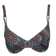 Esprit Fraser Beach Underwire Bikini Turkos Mönster D 42 Dam