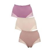 Missya Trosor 3P Seamless Lace Maxi Rosa/Beige Medium Dam