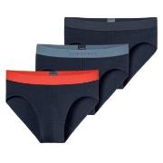 Schiesser Kalsonger 3P 95-5 Multipacks Rio-Slip Svart/Röd bomull X-Lar...