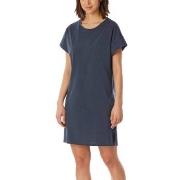 Schiesser Casual Nightwear Short Sleepshirt Mörkgrå bomull 48 Dam