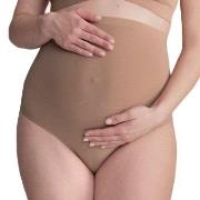 Anita Seamless Maternity Briefs Ljusbrun polyamid Medium Dam