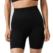 Björn Borg Studio Seamless Ribbed Shorts Svart polyamid X-Large Dam