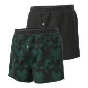adidas Kalsonger 2P Active Woven Boxer Svart/Grön bomull Large Herr