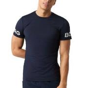 Björn Borg Performance Tee Mörkblå polyester X-Large Herr