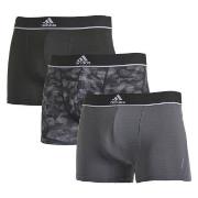 adidas Kalsonger 3P Sport Trunk Grå polyester Large Herr