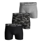 Björn Borg Kalsonger 3P Essential Shadeline Shorts Grå/Svart bomull XX...