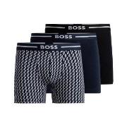 BOSS Kalsonger 9P Bold Design BoxerBr Svart/Blå bomull Medium Herr