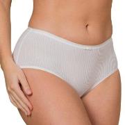 Trofe Sanna Striped Midi Brief Trosor Vit Large Dam