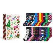 Happy socks Strumpor 24P Advent Calendar Socks Gift Set Vit bomull Str...