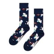Happy socks Strumpor Lamb Sock Marin mönstrad bomull Strl 36/40