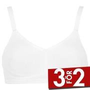 Damella BH Carla Soft Bra Vit polyester B 75 Dam
