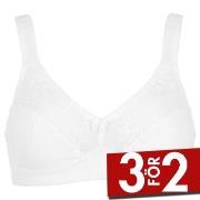 Damella BH Felice Soft Bra Vit bomull B 75 Dam