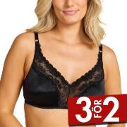 Damella BH Vera Soft Bra Svart polyester C 75 Dam