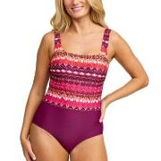 Damella Patricia Swimsuit Rosa Mönstrad 42 Dam