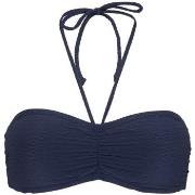 Damella Olivia Textured Padded Bikini Bra Marin nylon 42 Dam