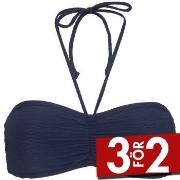 Damella Olivia Textured Padded Bikini Bra Marin nylon 44 Dam