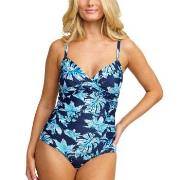 Damella Tara Swimsuit Pattern Blå Mönstrad 40 Dam