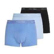 Calvin Klein Kalsonger 3P Icon Cotton Relaxed Fit Trunks Svart/Blå bom...