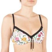 Chantelle Flowers Underwire Bikini Bra Vit m Blommor D 70 Dam