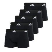 adidas Kalsonger 5P Active Flex Trunks Helsvart bomull X-Large Herr