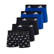 adidas Kalsonger 5P Active Flex Trunks Svart/Blå bomull X-Large Herr