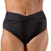 Trofe Solid C-Cut Twist Brief Svart 44 Dam