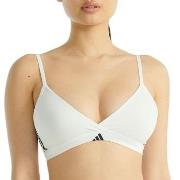 adidas BH Sport Active 3 Stripes Triangle Bralette Vit bomull X-Large ...