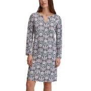 Calida Autumn Dreams Long Sleeve Nightdress Blå Mönstrad bomull X-Larg...