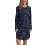Calida Midnight Dreams Long Sleeve Nightdress Marin bomull X-Small Dam