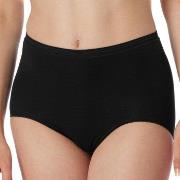 Schiesser Trosor Luxury Maxi Svart bomull Medium Dam