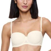 Triumph BH Signature Sheer Wired Balconette Bra Elfenben D 70 Dam