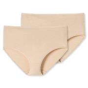 Schiesser Trosor 2P 95-5 Organic Cotton Midi Briefs Beige bomull X-Lar...