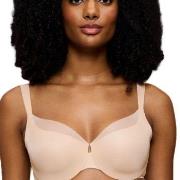 Triumph BH BMU Illusion Curve Minimizer Bra Beige F 90 Dam