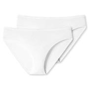 Schiesser Trosor 2P 95-5 Organic Tai Vit bomull Small Dam