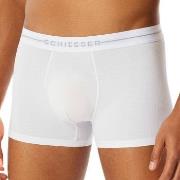 Schiesser Kalsonger 2P Cotton Flex Trunks Vit bomull Small Herr