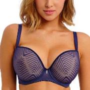 Freya BH Tailored Uw Moulded Plunge T-Shirt Bra Blå F 75 Dam