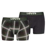 Levis Kalsonger 2P Argyle Check Boxer Grön bomull Medium Herr