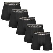 Salming Kalsonger 5P Soft Cotton Boxers With Logo Svart bomull Medium ...