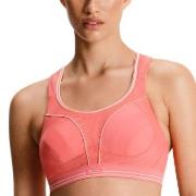 Shock Absorber BH Ultimate Run Bra Rosa/Vit polyamid C 80 Dam