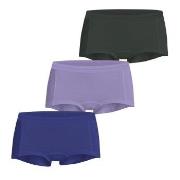 Björn Borg Trosor 3P Everyday Cotton Boxer Shorts Blå/Grön bomull X-Sm...