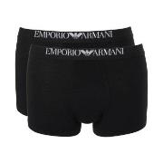 Armani Viscose Jersey Boxer Kalsonger 2P Svart viskos Medium Herr
