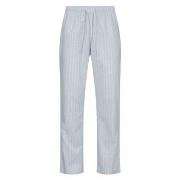 Resteröds Sandman Pyjama Pants Ljusblå Randig bomull 2XL Herr