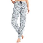 Calida Favourites Tiles Pyjama Trousers Vit/Blå bomull Large Dam