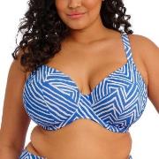 Elomi Fiji Falls Plunge Bikini Top Vit/Blå F 80 Dam