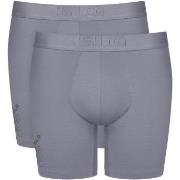 Sloggi Kalsonger 2P SLG Base Soft Short Grå Large Herr