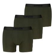 Levis Kalsonger 3P Logo Boxer Briefs Khaki bomull Small Herr