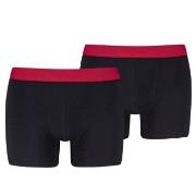 Levis Kalsonger 2P Men Twill Boxer Brief Röd/svart bomull Medium Herr