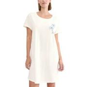 Triumph Nightdress Short Sleeve Offwhite bomull 36 Dam
