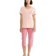 Triumph PK 02 Capri Pyjama Set Rosa bomull 44 Dam